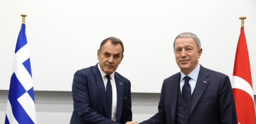 Turkish, Greek DefMins meet in Brussels amid Ankara-Athene tensions