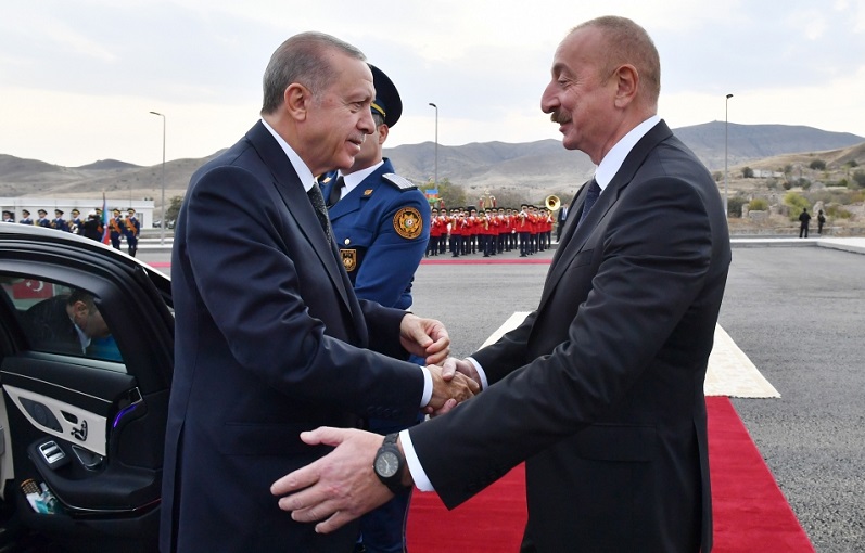 Official welcome ceremony held for Turkish President Erdogan in Azerbaijan’s Jabrayil