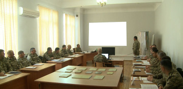 Azerbaijan's MoD: Command and staff exercises are being held in one of the military units