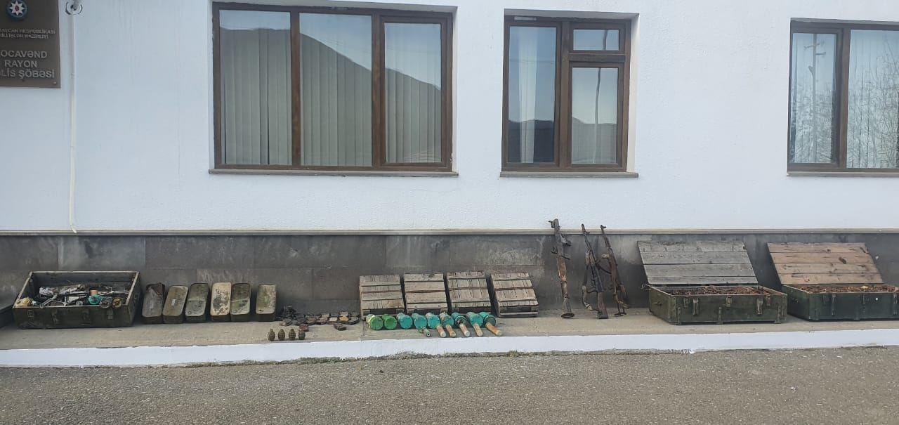 Ammunition found in Azerbaijan's Khojavand