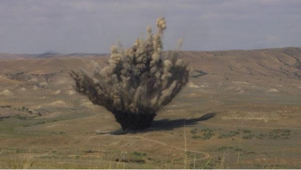 Serviceman of Azerbaijan’s Interior Ministry injured in landmine blast