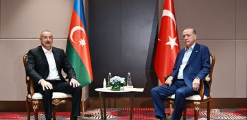 President of Azerbaijan Ilham Aliyev meets with President of Türkiye Recep Tayyip Erdogan in Samarkand