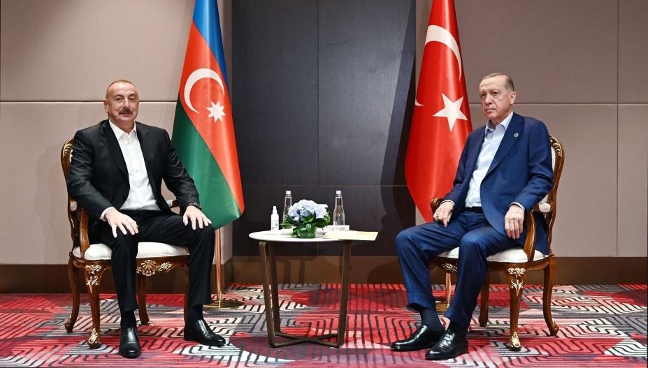 President of Azerbaijan Ilham Aliyev meets with President of Türkiye Recep Tayyip Erdogan in Samarkand