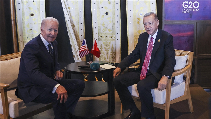 Erdogan, Biden meet on sidelines of G-20 Summit 