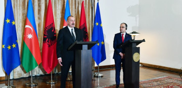 President Ilham Aliyev: This visit will give a strong impetus to development of Albanian-Azerbaijani relations