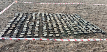 Azerbaijan neutralizes Armenian-made anti-personnel mines in direction of Saribaba high ground