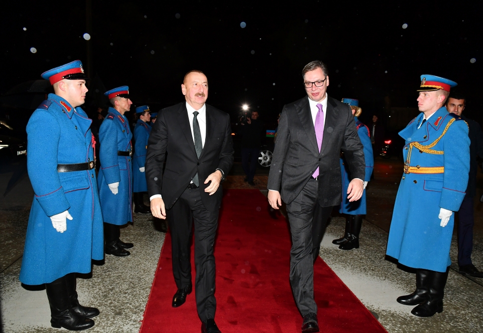 President Ilham Aliyev completed official visit to Serbia