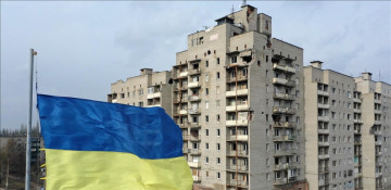 Air raid sirens blare in Ukraine as NATO meets to promise aid