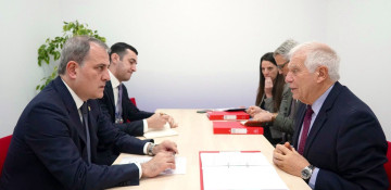 Azerbaijan's Top Diplomat meets with EU High Representative
