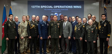 Azerbaijan's First Deputy Minister of Defense visited Will Rogers Air National Guard Base in the US