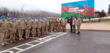Azerbaijan's MoD holds meetings with servicemen in liberated territories (PHOTO)