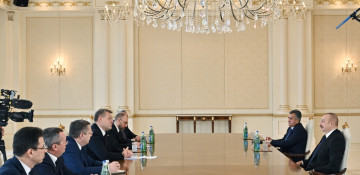 President Ilham Aliyev received governor of Russia's Astrakhan region