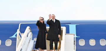 President Ilham Aliyev completes his visit to Turkmenistan