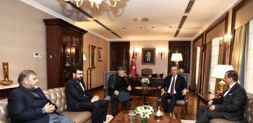FM Cavushoglu meets with ex-Afghan president Karzai in Ankara