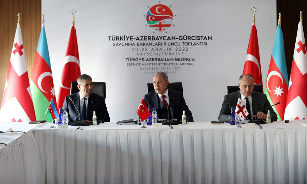Defense Ministers of Azerbaijan, Türkiye, and Georgia held a trilateral meeting