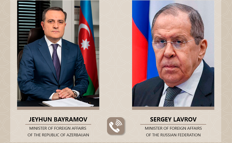 Azerbaijani, Russian foreign ministers discuss situation around Lachin road