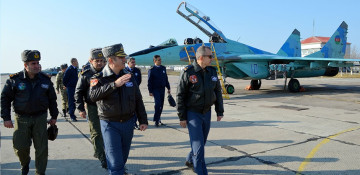 The Turkish delegation visited the military units of the Azerbaijan Air Force