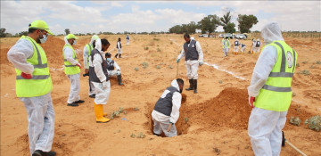 Libya exhumes 18 bodies from mass grave in Sirte