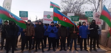 Peaceful protests on Lachin road enter 24th day with call for end to ecocide against Azerbaijan 