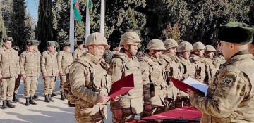 Azerbaijani army holds events on enrollment in active military service, transfer to reserve