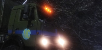 More vehicles of Russian peacekeepers drive freely along Azerbaijan's Lachin-Khankendi road