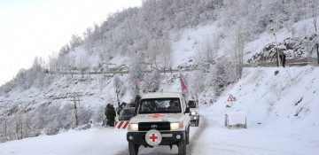 ICRC vehicles pass through Lachin-Khankandi road without hindrance