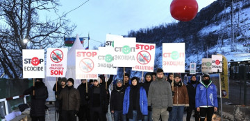 Peaceful protests of Azerbaijanis on Lachin-Khankandi road enter 35th day