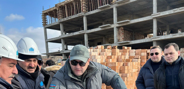 Azerbaijani President's special representative inspected reconstruction works in Fuzuli city