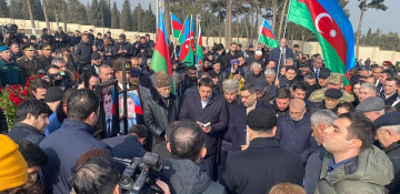 Martyr Orkhan Asgarov laid to rest in II Alley of Martyrs 