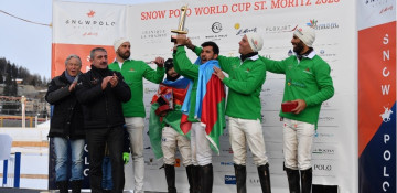 Azerbaijan Land of Fire become Snow Polo World Cup St. Moritz champions for 2nd time