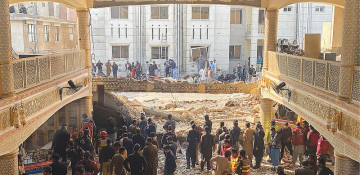 Death toll from suicide bombing at Pakistan mosque rises to 88