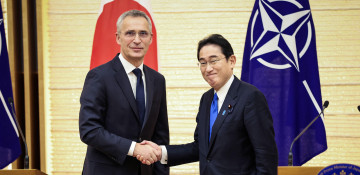 NATO, Japan pledge to strengthen ties amid threat to 