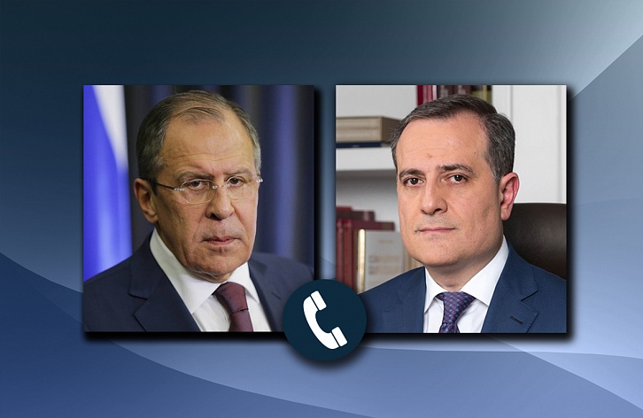 Azerbaijani, Russian Top Diplomats had phone talk