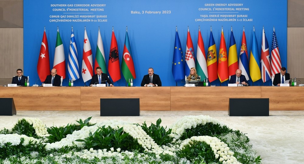 President Ilham Aliyev attends 9th Southern Gas Corridor Advisory Council Ministerial Meeting (VIDEO) 