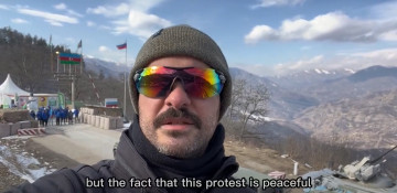 Claims of Lachin road “blockade” are baseless: Peaceful protester (VIDEO)