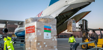 Humanitarian aid sent by Heydar Aliyev Foundation upon Azerbaijani First Vice-President`s instructions arrives in quake-hit Türkiye