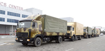 Azerbaijan sends winter outdoor tents to fraternal Türkiye