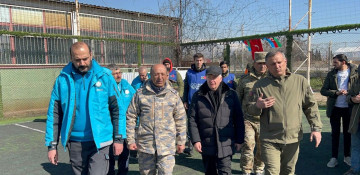 Turkish officials visit mobile field hospital of Azerbaijani Ministry of Emergency Situations in earthquake-hit Türkiye