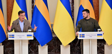 Swedish prime minister says he's not ruling anything out for defense support to Ukraine