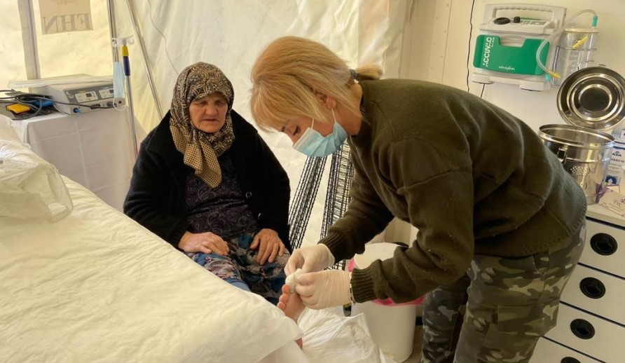 Azerbaijan’s mobile field hospital renders medical services to 729 quake survivors in Türkiye’s Kahramanmaras