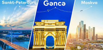 Azerbaijan Airlines launches flights from Ganja to Moscow and St. Petersburg