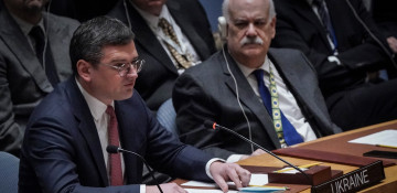 Ukrainian foreign minister addresses UN Security Council one year after invasion