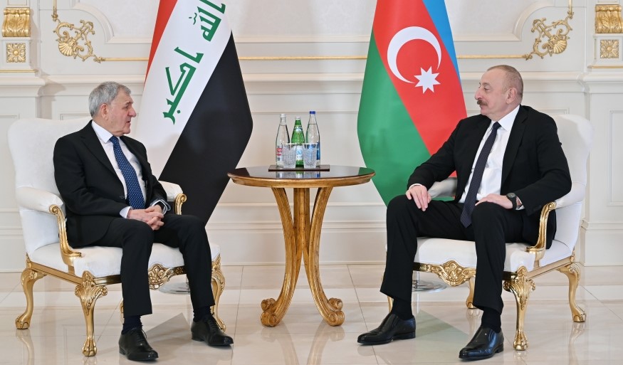 President of Azerbaijan met with President of Iraq