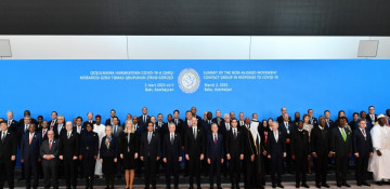 Reception was hosted on behalf of President Ilham Aliyev in honor of participants of Summit-level Meeting of Non-Aligned Movement held in Baku