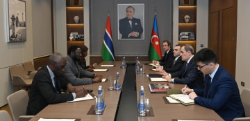 Azerbaijani FM meets with his Gambian counterpart