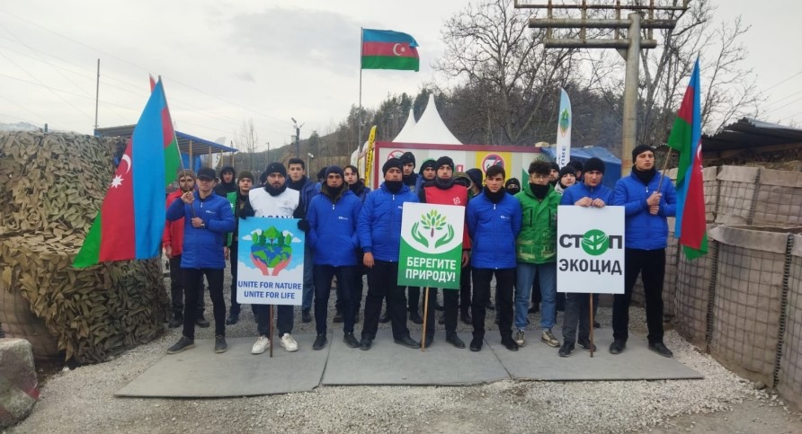 Peaceful protests of Azerbaijani eco-activists on Lachin–Khankendi road enter 86th day