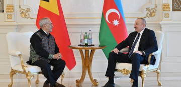 President Ilham Aliyev met with President of Timor-Leste José Ramos-Horta