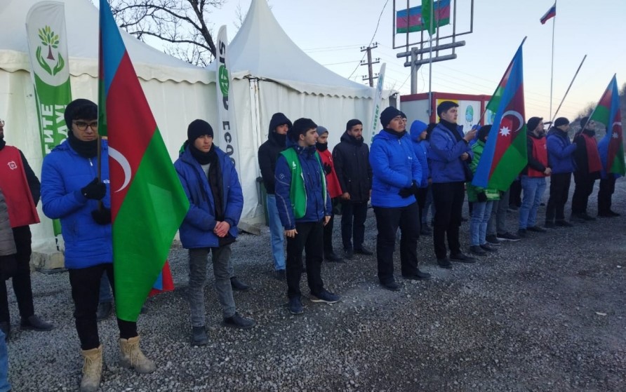 Peaceful protests of Azerbaijani eco-activists on Lachin–Khankendi road enter 90th day