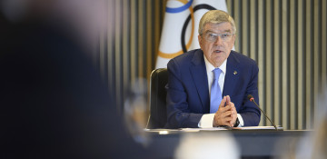 Olympic committee head defends participation of Russian and Belarusian athletes in international competitions