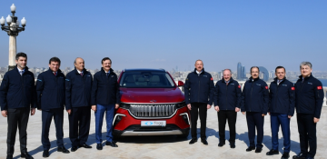 President Ilham Aliyev describes fact that second Turkish-made Togg is in Azerbaijan as manifestation of friendship and brotherhood